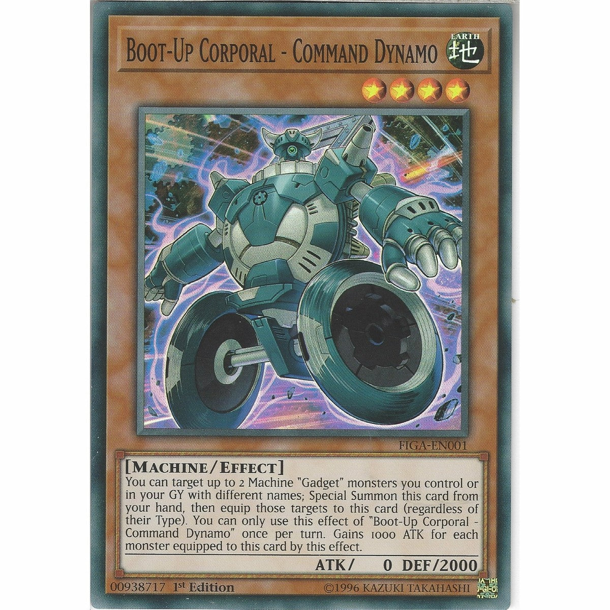 Yu-Gi-Oh! TCG Boot Up Corporal - Command Dynamo FIGA-EN001 (1st Edition)