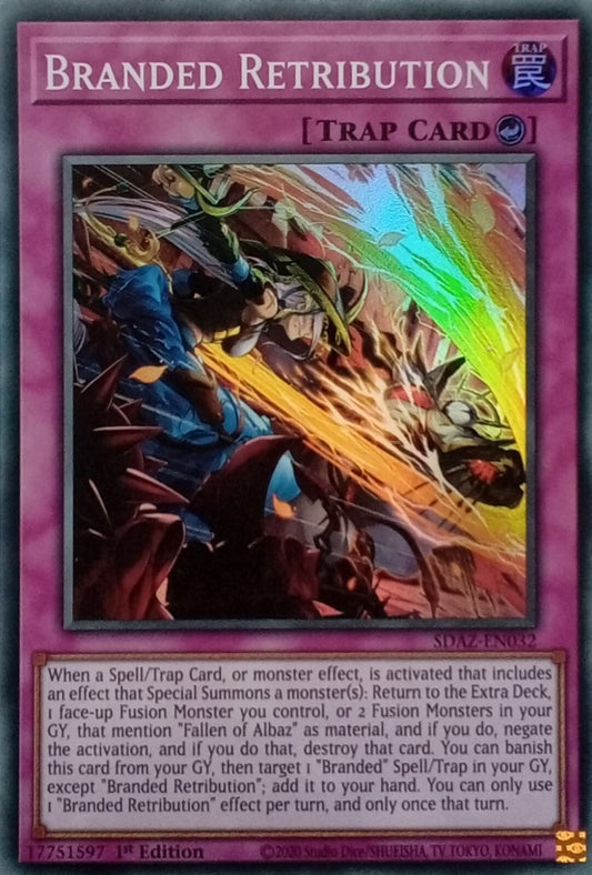 Yu-Gi-Oh! TCG Branded Retribution SDAZ-EN032 (1st Edition)