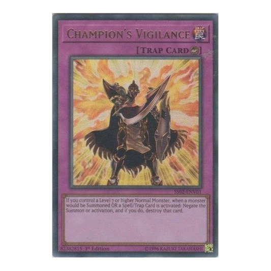 Yu-Gi-Oh! TCG Champion's Vigilance SS02-ENV01 (1st Edition)