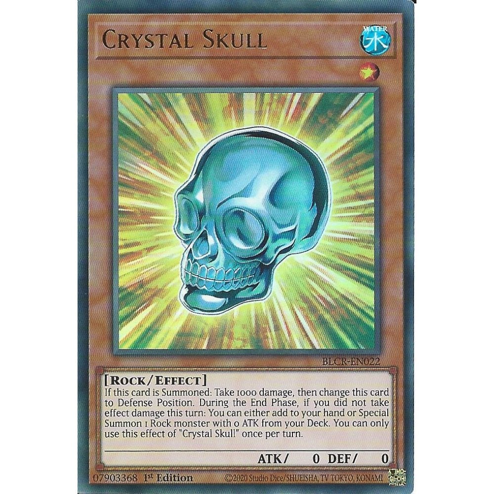 Yu-Gi-Oh! TCG Crystal Skull BLCR-EN022 (1st Edition)