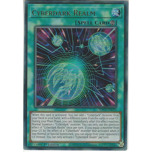 Yu-Gi-Oh! TCG Cyberdark Realm SDCS-EN023 (1st Edition)