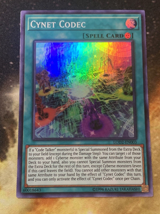 Yu-Gi-Oh! TCG Cynet Codec LOD2-EN003 (Unlimited Edition)