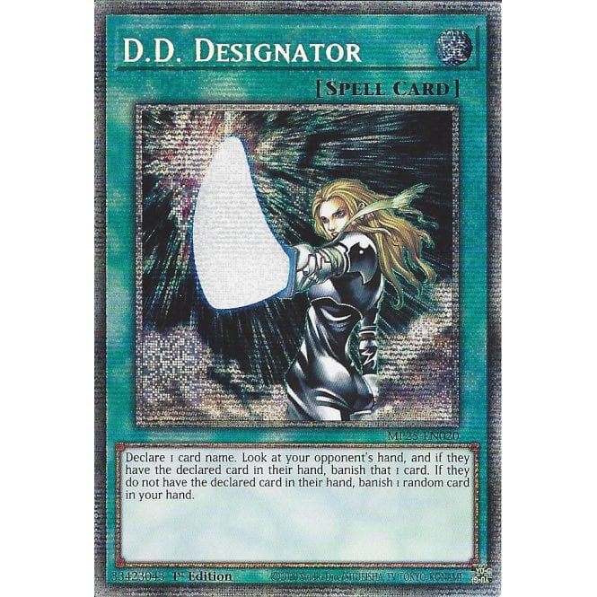 Yu-Gi-Oh! TCG D.D. Designator MP25-EN020 (1st Edition)