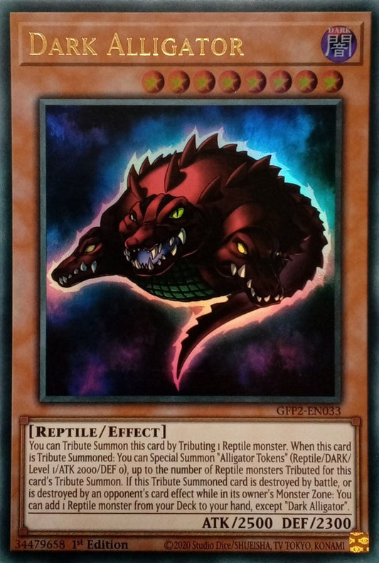 Yu-Gi-Oh! TCG Dark Alligator GFP2-EN033 (1st Edition)