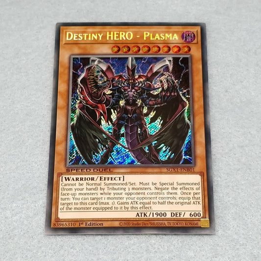 Yu-Gi-Oh! TCG Destiny HERO - Plasma SGX1-ENB01 (Speed Duel)