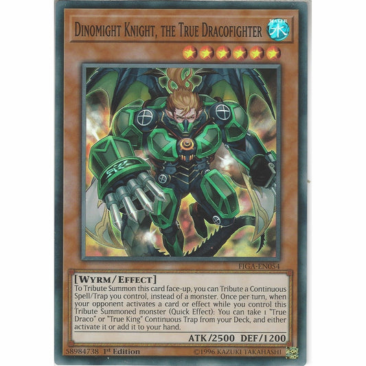 Yu-Gi-Oh! TCG Dinomight Knight, the True Dracofighter FIGA-EN054 (1st Edition)