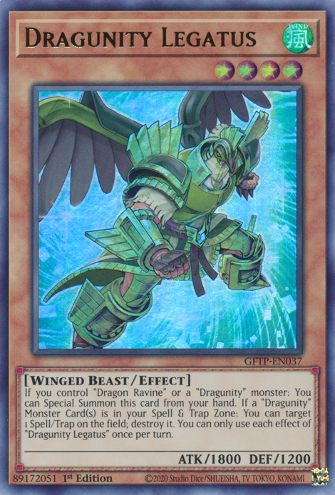 Yu-Gi-Oh! TCG Dragunity Legatus GFTP-EN037 (1st Edition)