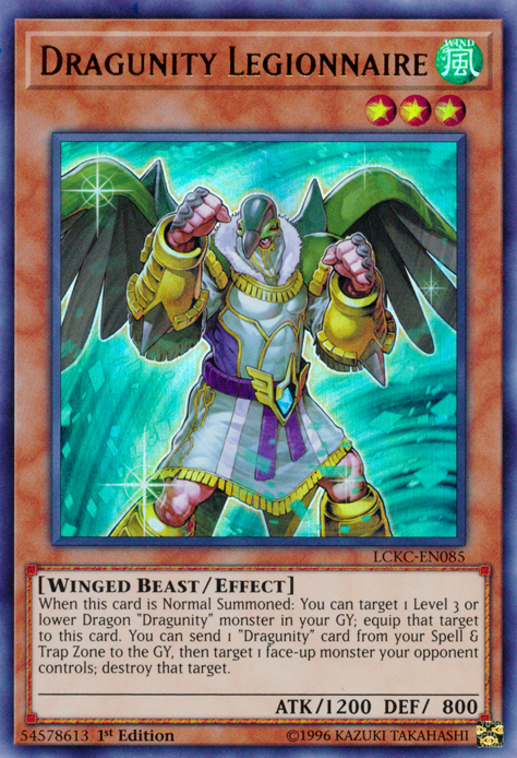 Yu-Gi-Oh! TCG Dragunity Legionnaire LCKC-EN085 (1st Edition)