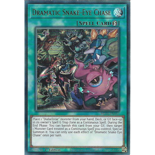 Yu-Gi-Oh! TCG Dramatic Snake-Eye Chase MP25-EN167 (1st Edition)