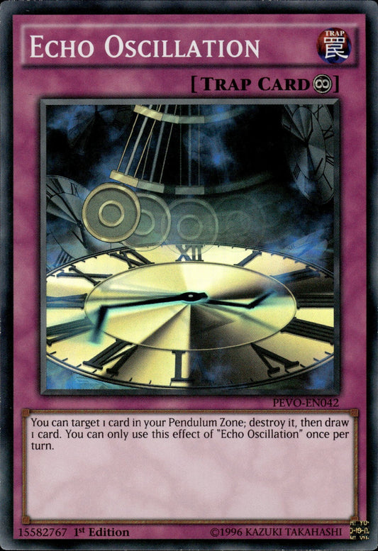 Yu-Gi-Oh! TCG Echo Oscillation PEVO-EN042 (1st Edition)