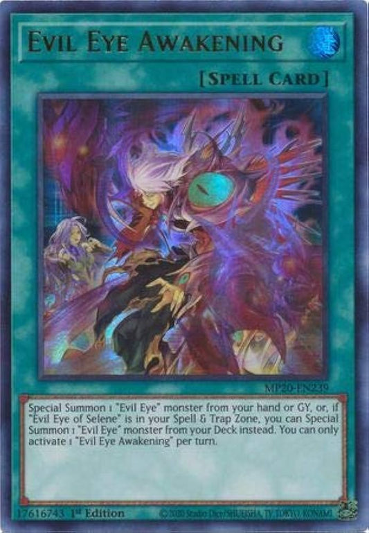 Yu-Gi-Oh! TCG Evil Eye Awakening MP20-EN239 (1st Edition)