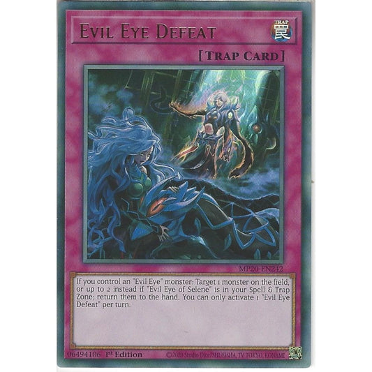 Yu-Gi-Oh! TCG Evil Eye Defeat MP20-EN242 (1st Edition)