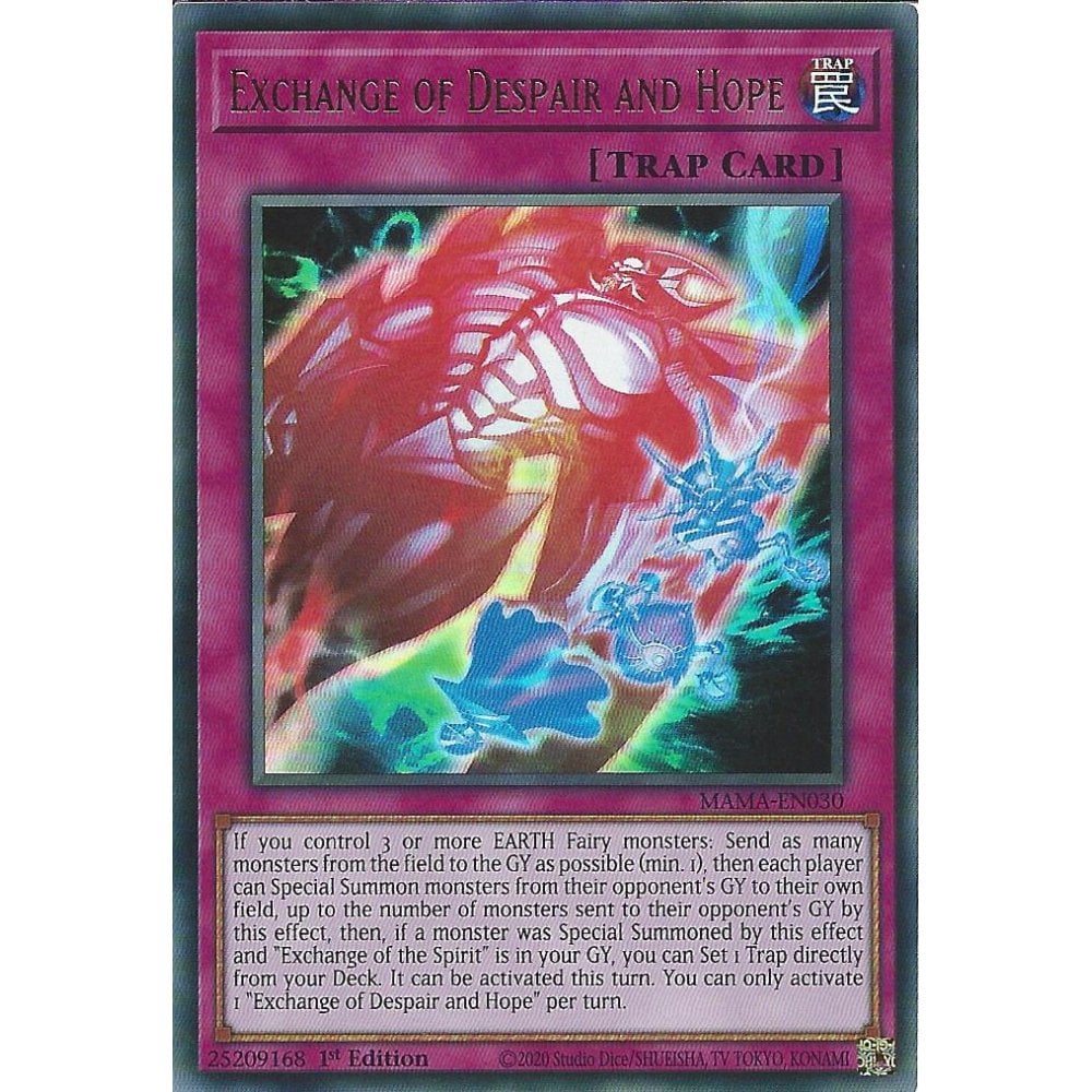 Yu-Gi-Oh! TCG Exchange of Despair and Hope MAMA-EN030 (1st Edition)
