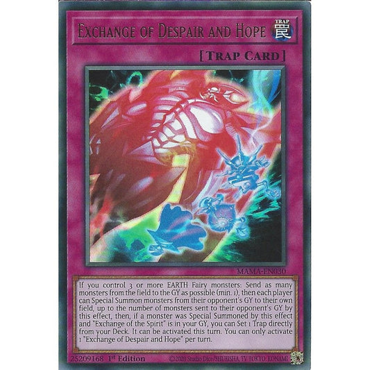 Yu-Gi-Oh! TCG Exchange of Despair and Hope MAMA-EN030 (1st Edition)