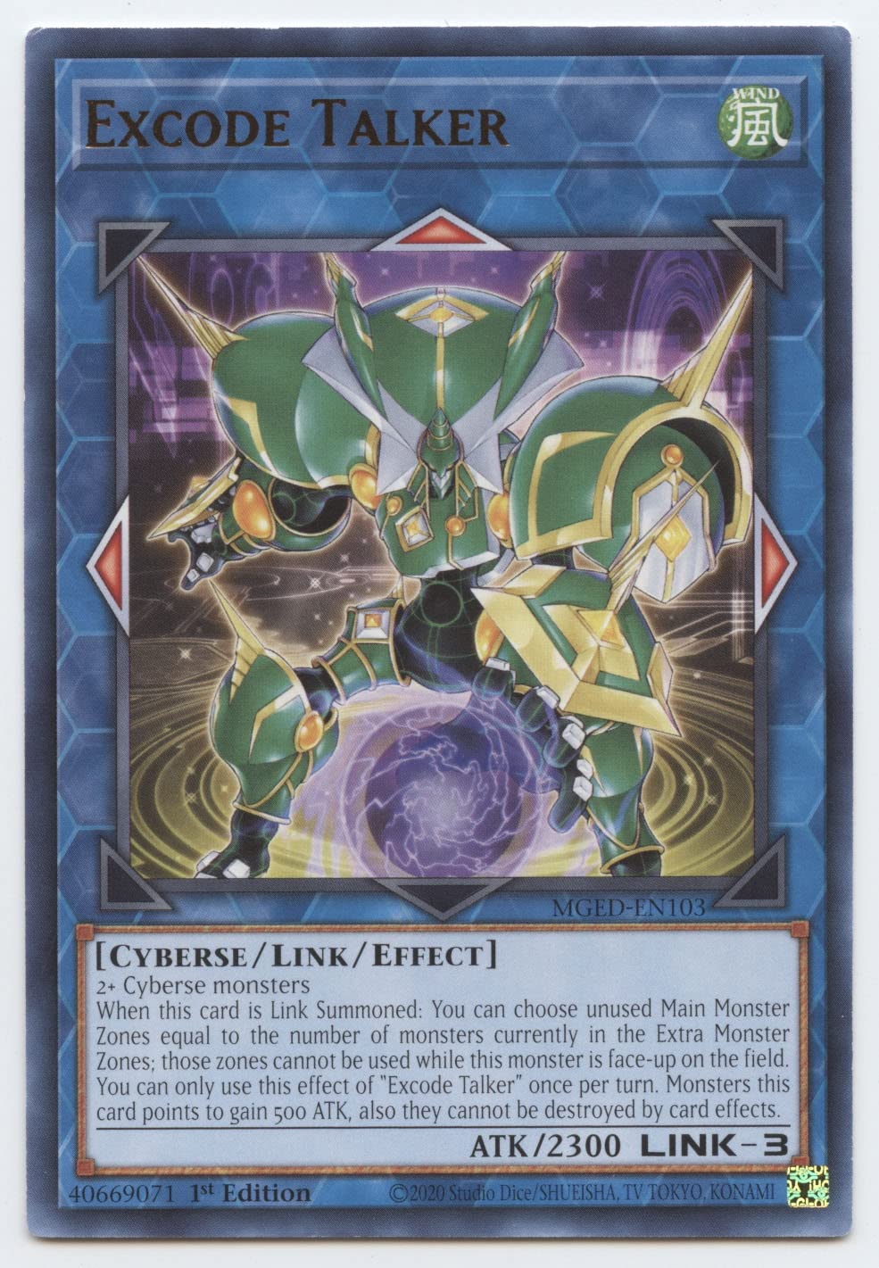 Yu-Gi-Oh! TCG Excode Talker EXFO-EN018 (1st Edition)