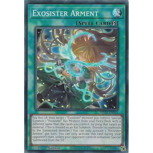Yu-Gi-Oh! TCG Exosister Arment MP23-EN261 (1st Edition)