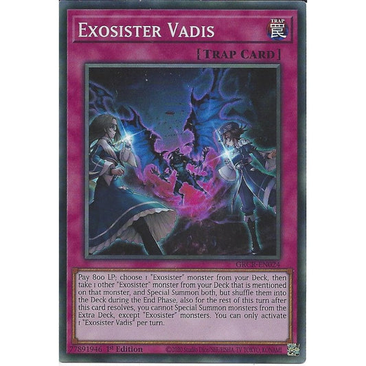 Yu-Gi-Oh! TCG Exosister Vadis GRCR-EN024 (1st Edition)