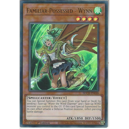 Yu-Gi-Oh! TCG Familiar Possessed - Wynn SDCH-EN040 (1st Edition)