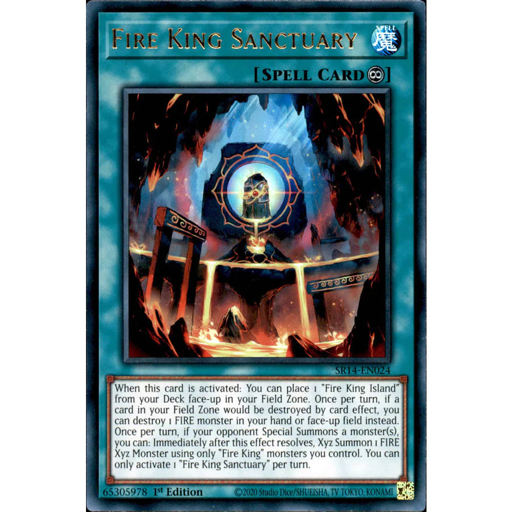 Yu-Gi-Oh! TCG Fire King Sanctuary SR14-EN024 (Unlimited Edition)