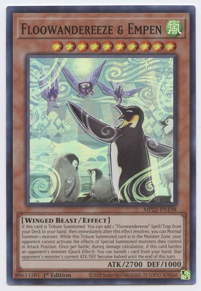 Yu-Gi-Oh! TCG Floowanderereeze & Empen MP22-EN198 (1st Edition)