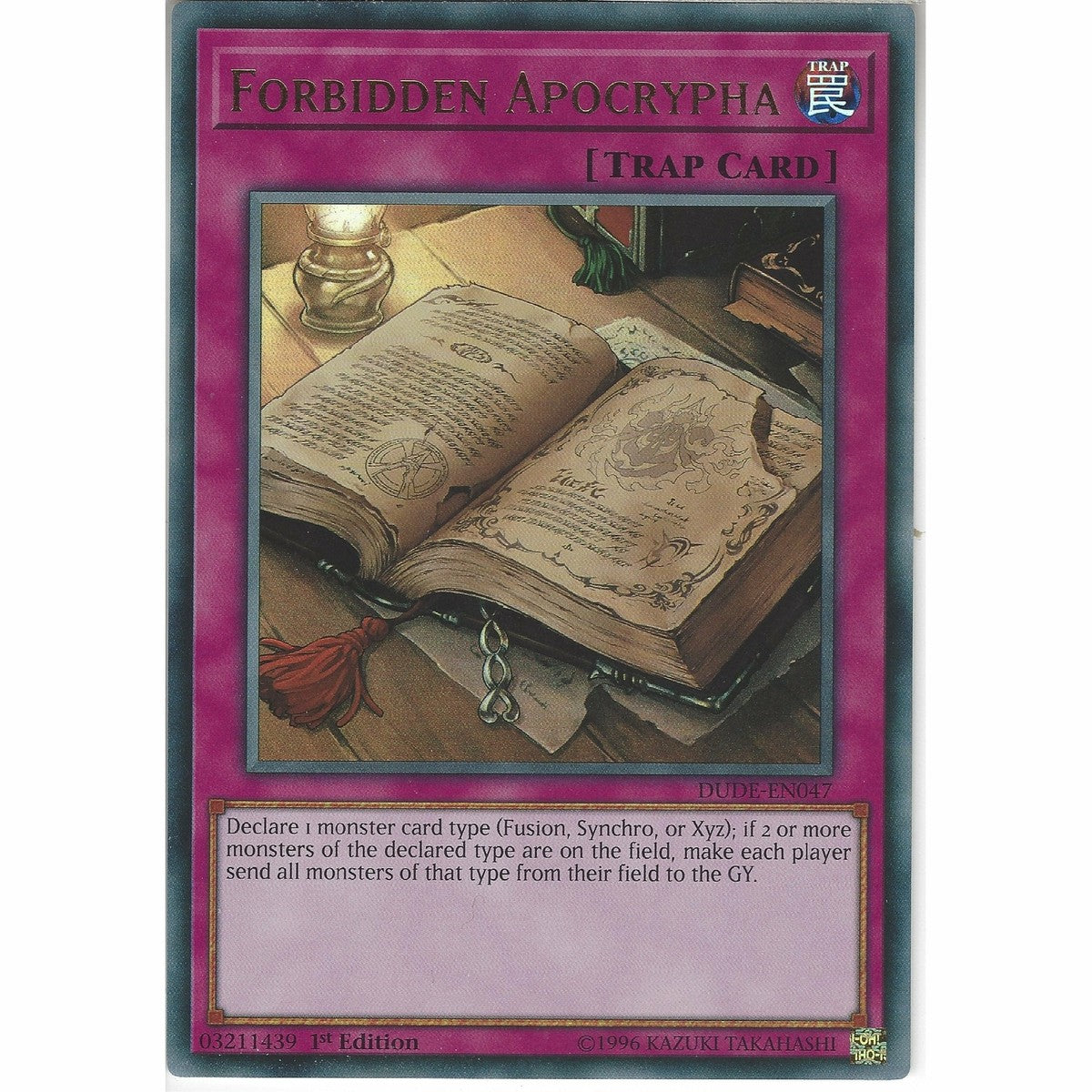 Yu-Gi-Oh! TCG Forbidden Apocrypha DUDE-EN047 (1st Edition)