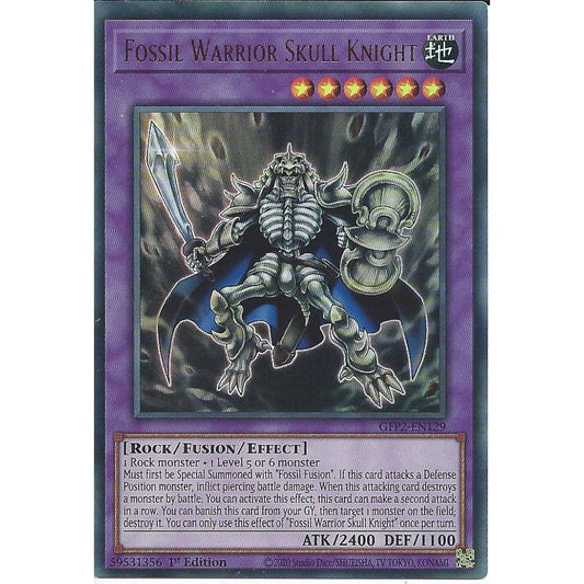 Yu-Gi-Oh! TCG Fossil Warrior Skull Knight GFP2-EN129 (1st Edition)