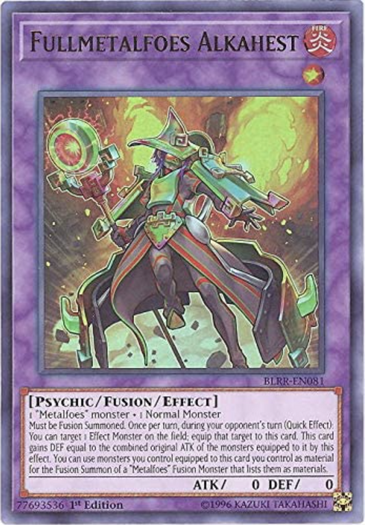 Yu-Gi-Oh! TCG Fullmetalfoes Alkahest BLRR-EN081 (1st Edition)