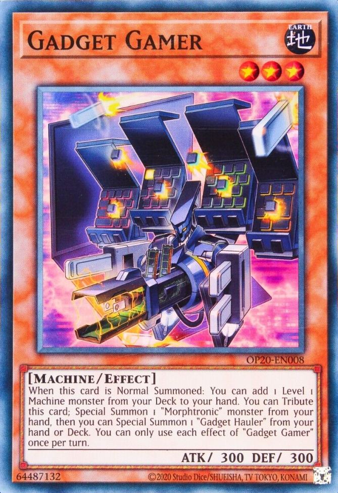 Yu-Gi-Oh! TCG Gadget Gamer OP20-EN008 (OTS Promo)