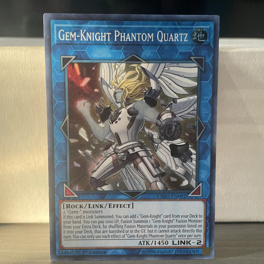 Yu-Gi-Oh! TCG Gem-Knight Phantom Quartz EXFO-EN092 (1st Edition)