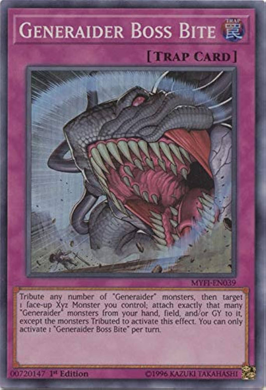 Yu-Gi-Oh! TCG Generaider Boss Bite MYFI-EN039 (1st Edition)