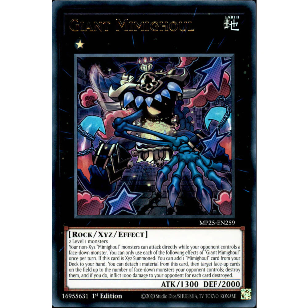 Yu-Gi-Oh! TCG Giant Mimighoul MP25-EN259 (1st Edition)