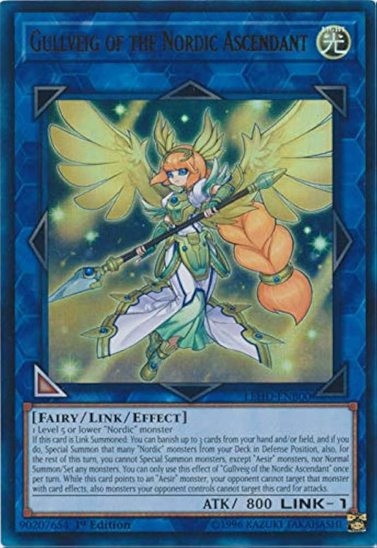 Yu-Gi-Oh! TCG Gullveig of the Nordic Ascendant LEHD-ENB00 (1st Edition)