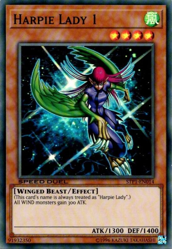 Yu-Gi-Oh! TCG Harpie Lady 1 STP1-EN014 (Speed Duel)