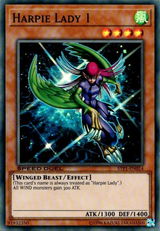 Yu-Gi-Oh! TCG Harpie Lady 1 STP1-EN014 (Speed Duel)