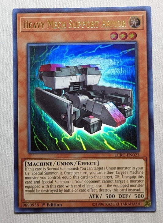 Yu-Gi-Oh! TCG Heavy Mech Support Armor LCKC-EN023 (1st Edition)