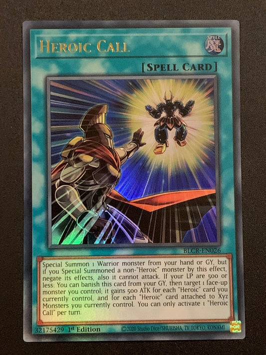 Yu-Gi-Oh! TCG Heroic Call BLCR-EN026 (1st Edition)