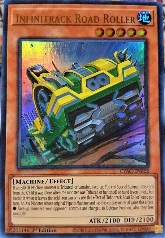 Yu-Gi-Oh! TCG Infintrack Road Roller CYAC-EN022 (1st Edition)