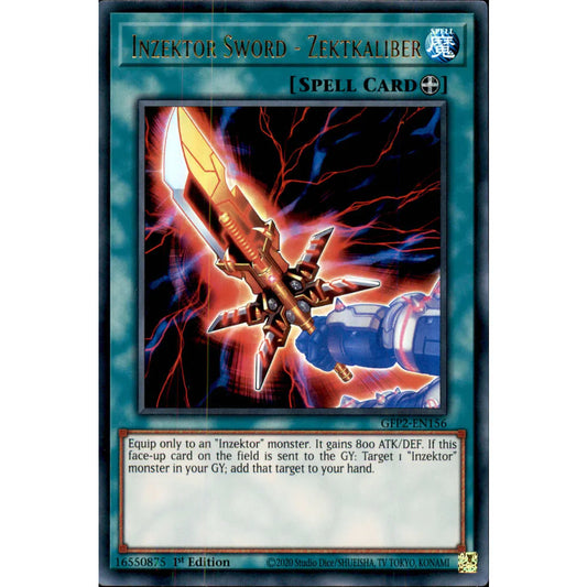 Yu-Gi-Oh! TCG Inzektor Sword - Zektkaliber GFP2-EN156 (1st Edition)