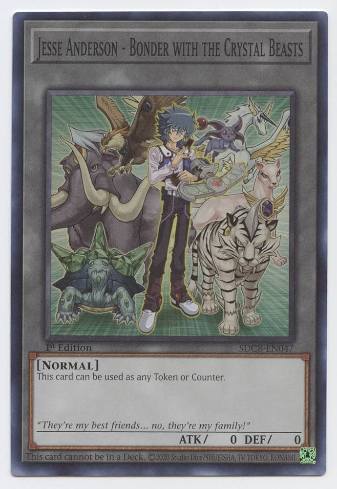 Yu-Gi-Oh! TCG Jesse Anderson - Bonder with the Crystal Beasts SDCB-EN047 (1st Edition)