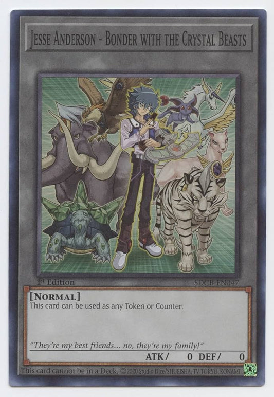 Yu-Gi-Oh! TCG Jesse Anderson - Bonder with the Crystal Beasts SDCB-EN047 (1st Edition)
