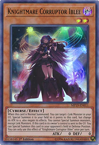Yu-Gi-Oh! TCG Knightmare Corruptor Iblee MP19-EN011 (1st Edition)