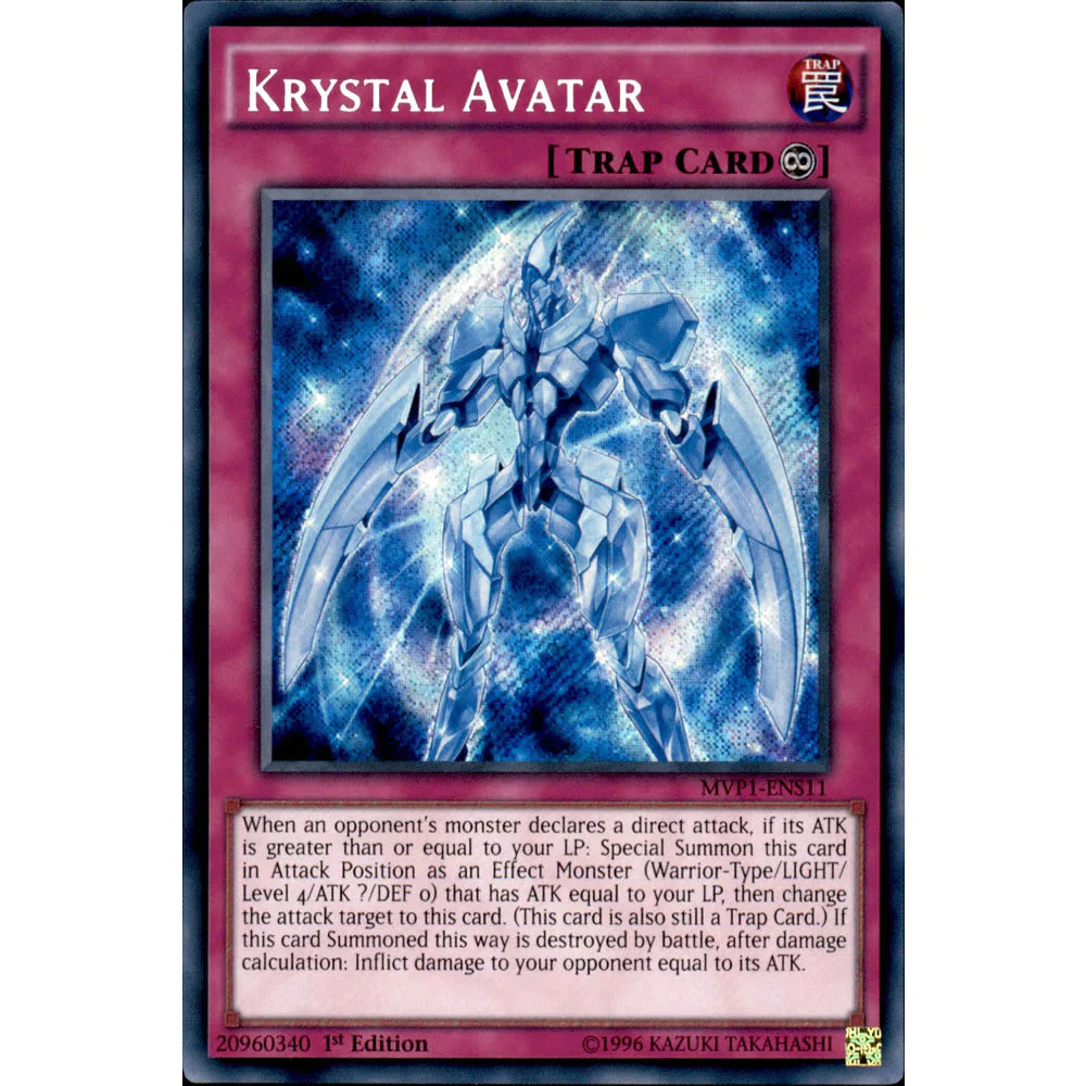 Yu-Gi-Oh! TCG Krystal Avatar MVP1-ENS11 (1st Edition)