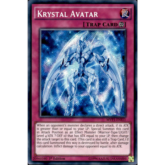 Yu-Gi-Oh! TCG Krystal Avatar MVP1-ENS11 (1st Edition)
