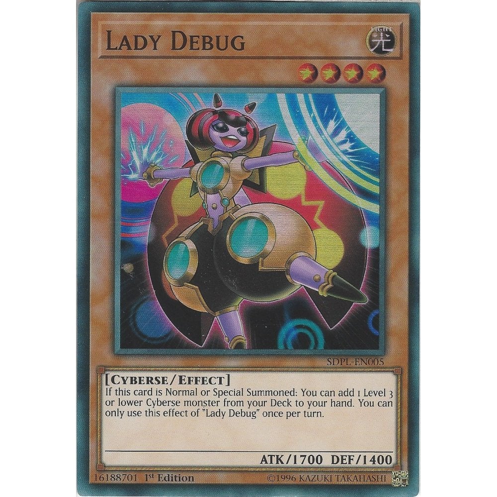 Yu-Gi-Oh! TCG Lady Debug SDPL-EN005 (1st Edition)