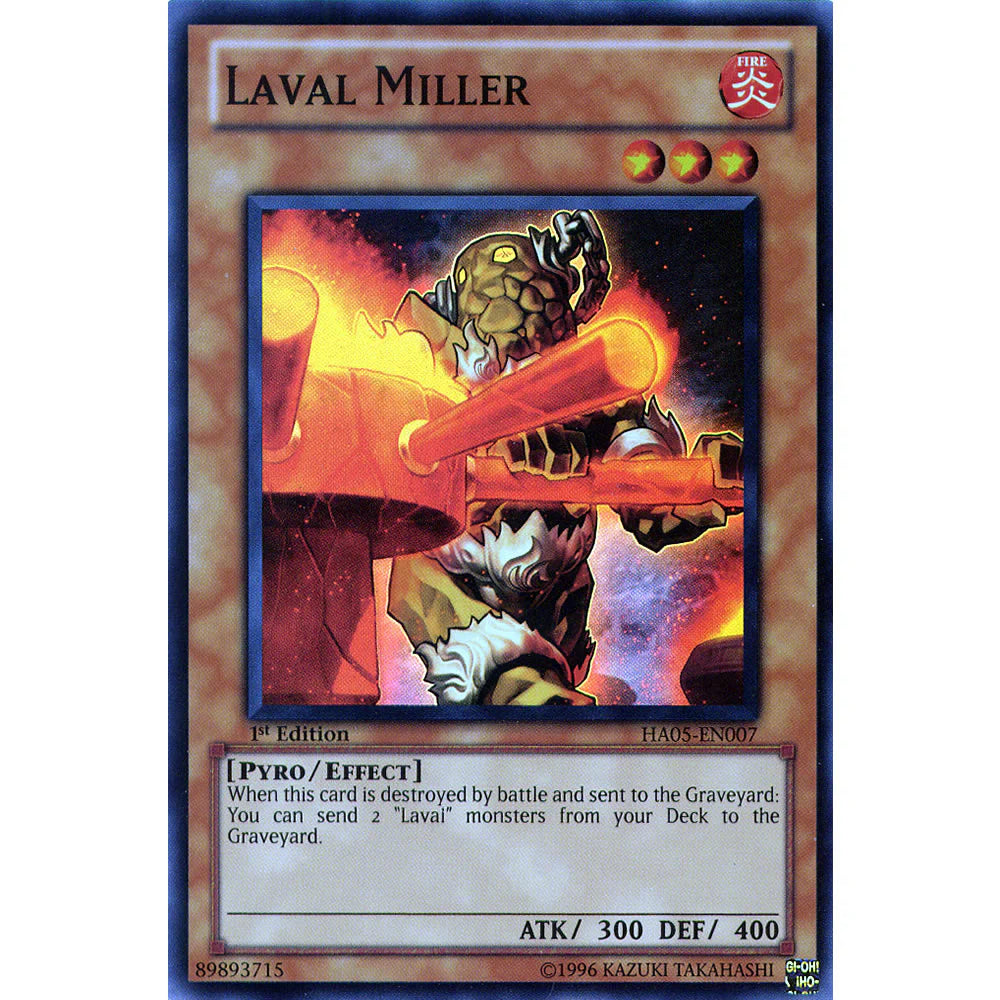 Yu-Gi-Oh! TCG Laval Miller HA05-EN007 (Unlimited Edition)