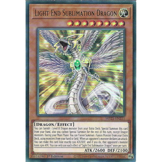 Yu-Gi-Oh! TCG Light End Sublimination Dragon MP25-EN211 (1st Edition)