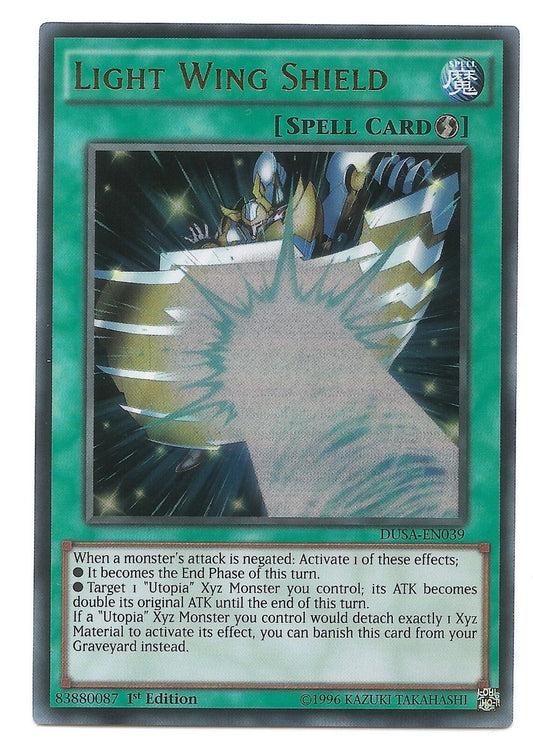 Yu-Gi-Oh! TCG Light Wing Shield DUSA-EN039 (1st Edition)