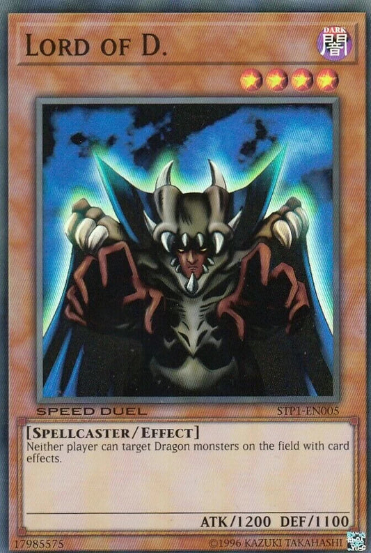 Yu-Gi-Oh! TCG Lord of D. STP1-EN005 (Speed Duel)