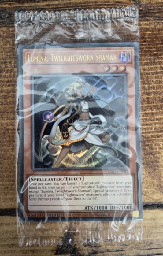 Yu-Gi-Oh! TCG Lumina, Twilightsworn Shaman LART-EN047 (Lost Art Promo, Sealed)