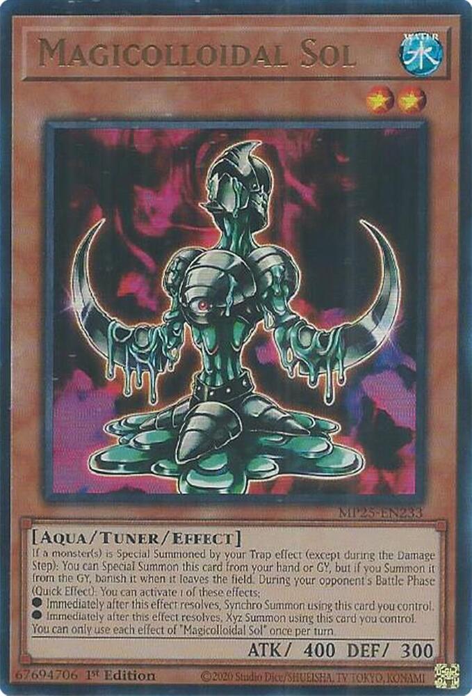 Yu-Gi-Oh! TCG Magicolloidal Sol MP25-EN233 (1st Edition)